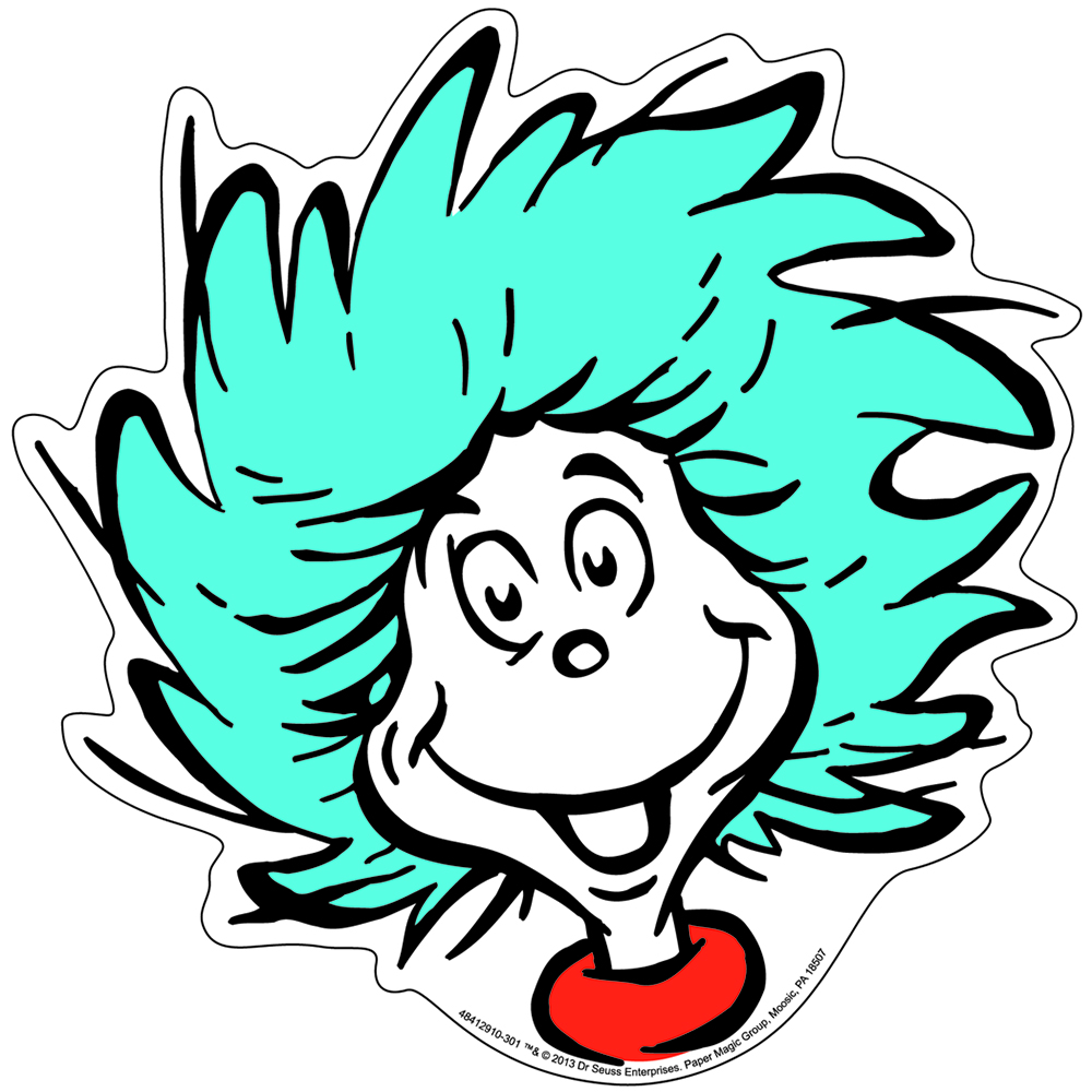 Dr. Seuss Thing 1 And Thing 2 Clipart