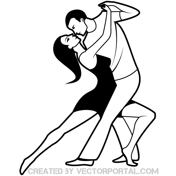 461 views Dancing Couple Clip Art Image | 123Freevectors