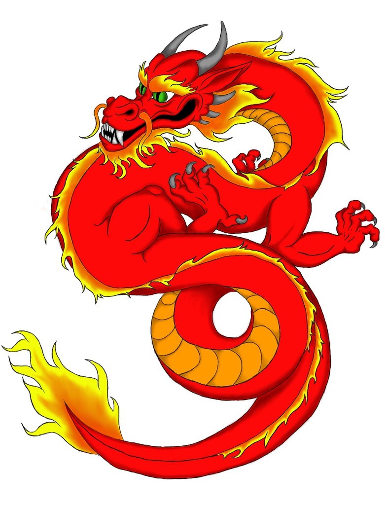 Red Chinese Dragon Clipart Best