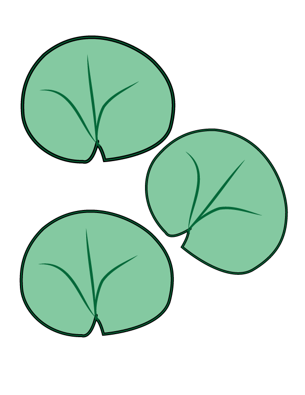 Lily Pad Template ClipArt Best