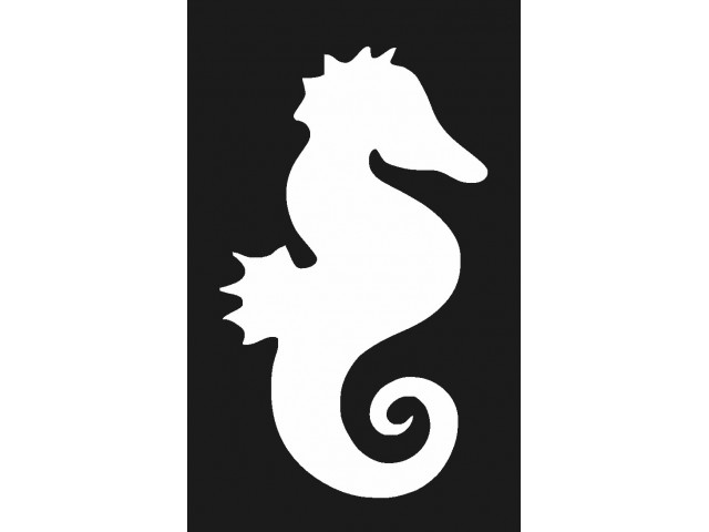 seahorse stencil clipart best seahorse stencil clipart best