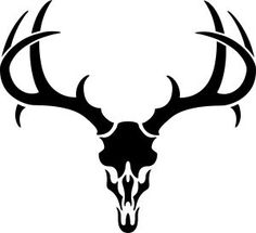 Deer head clipart skeleton