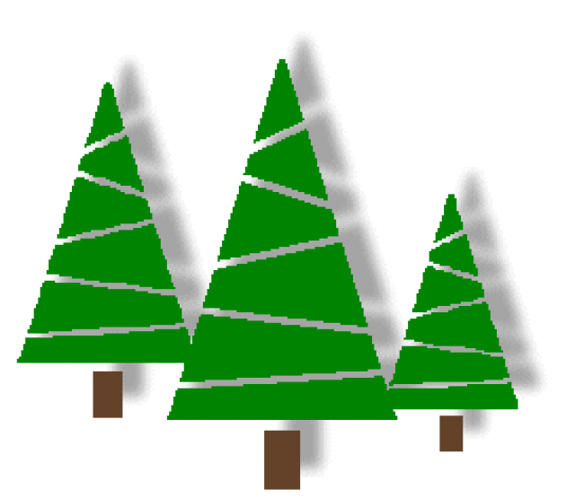 Winter Trees Forest Clip Art – Clipart Free Download