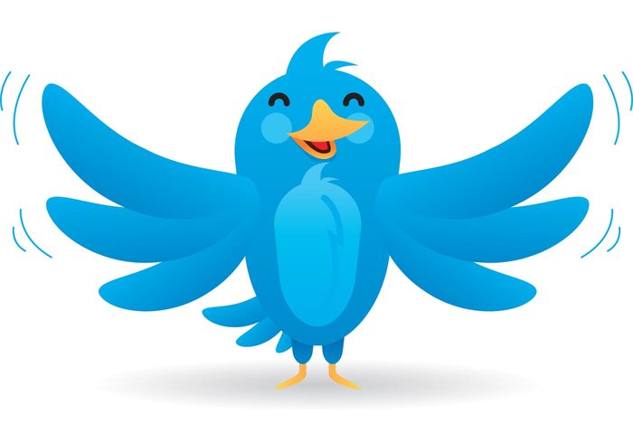 Twitter Bird Vector Mascot
