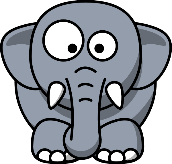Funny elephant clipart - ClipartFox
