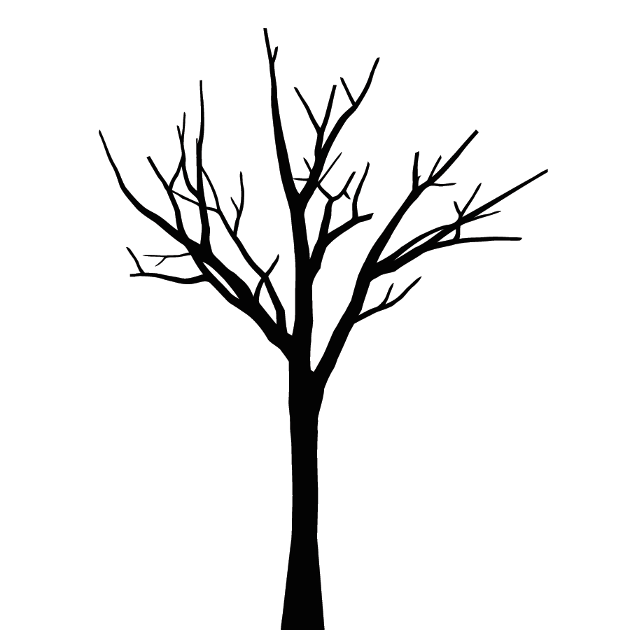 Clipart tree silhouette no leaves - ClipartFox