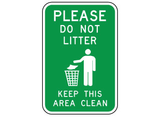 Dont litter clipart