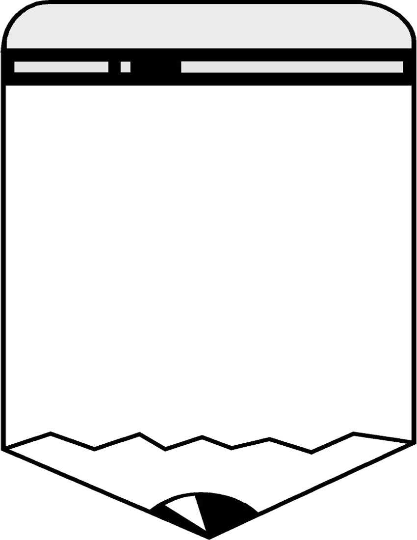 Back to school clipart borders black and white