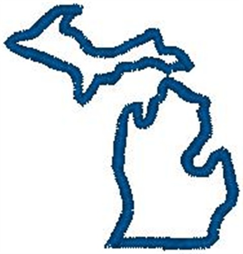 Best Photos of Large Outline Of Michigan - Michigan Map Outline ...