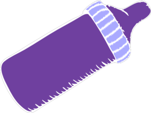 Purple Baby Bottle Clip Art | High Quality Clip Art