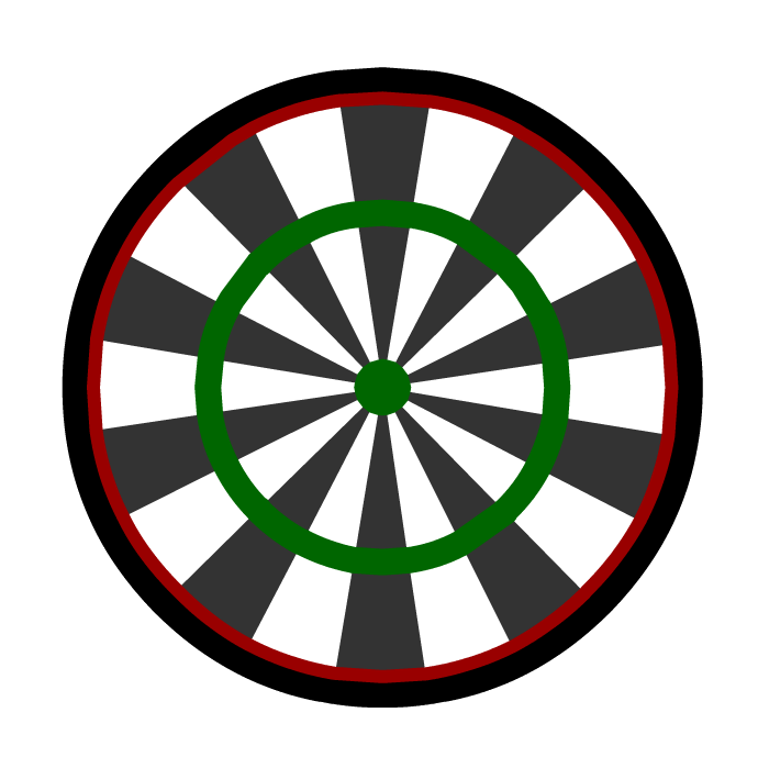 Dart Board Clipart