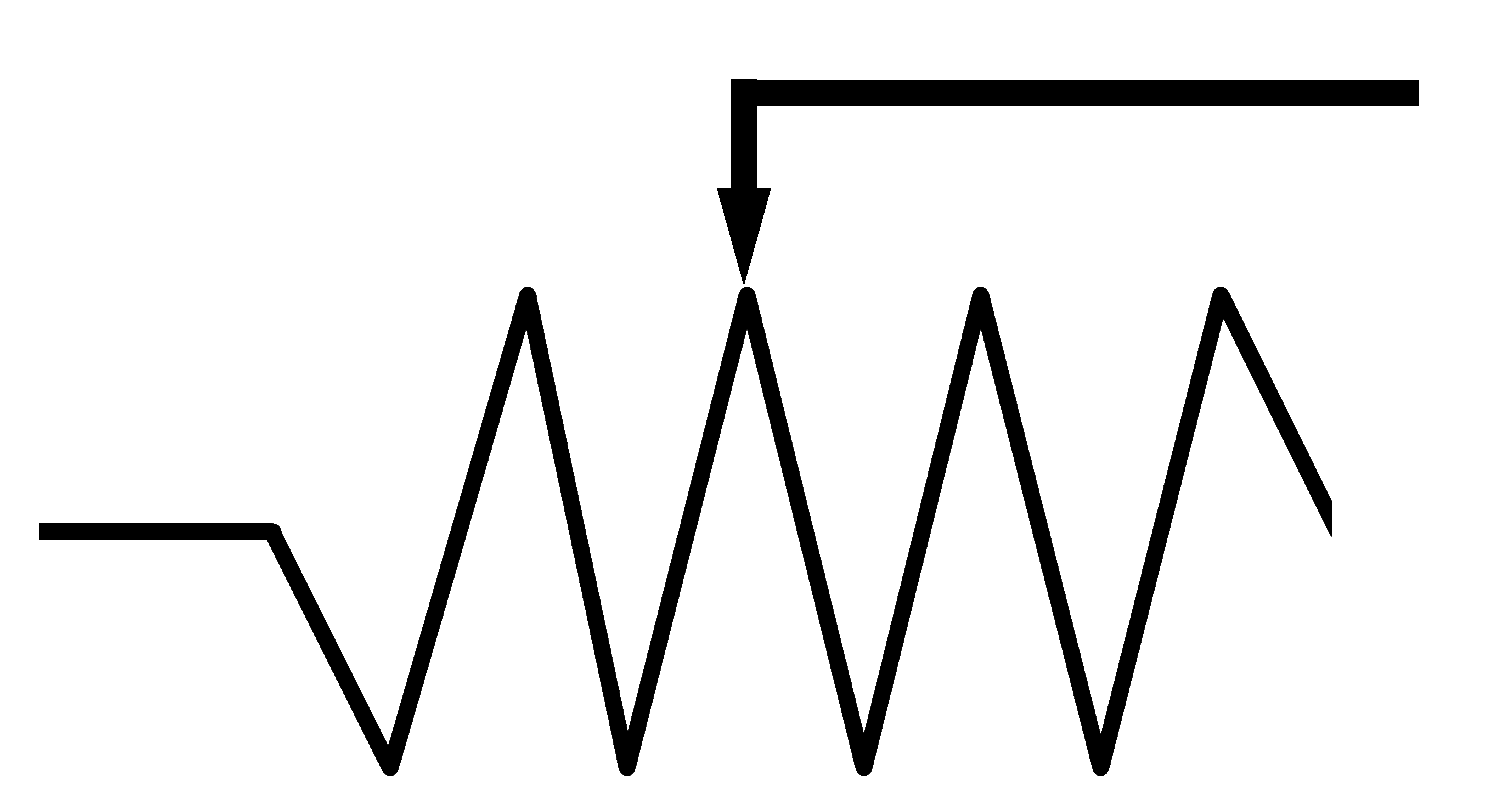 Component: symbol for a variable resistor Circuit Symbol For A ...