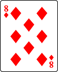 Playing card diamond 8.svg