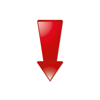 arrow_down_4, red, arrow, down, download, icon, 256x256 ...