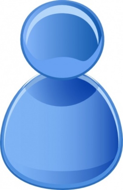 User Symbol Blue clip art | Download free Vector