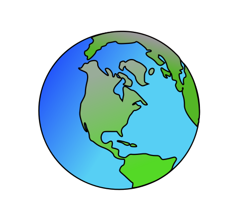 Animated globe clip art