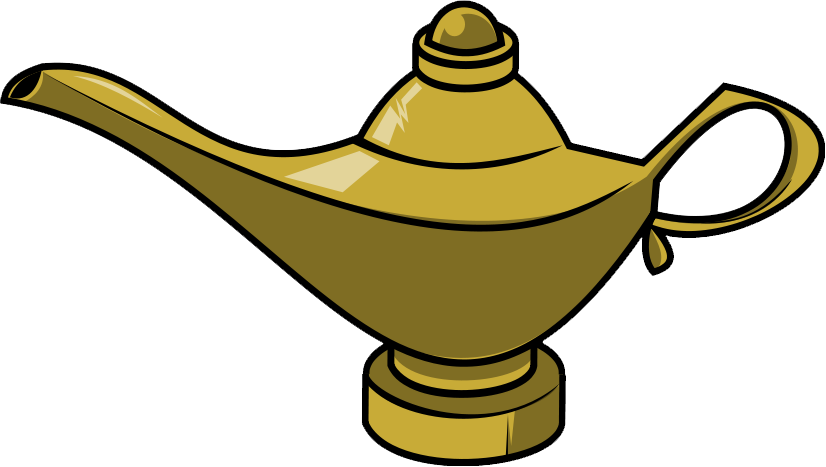 Aladdin Genie Lamp Clipart