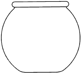 Free fish bowl with water clipart gif