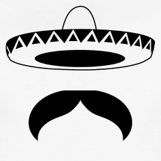 Mexican mustache clipart