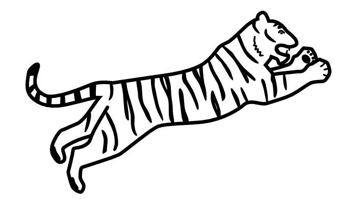 60+ Tiger Shape Templates, Crafts & Colouring Pages | Free ...