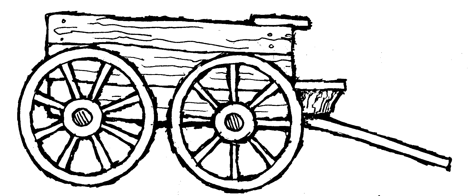 Chuck Wagon Coloring Page