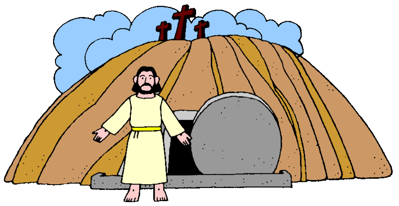 Jesus grave clipart