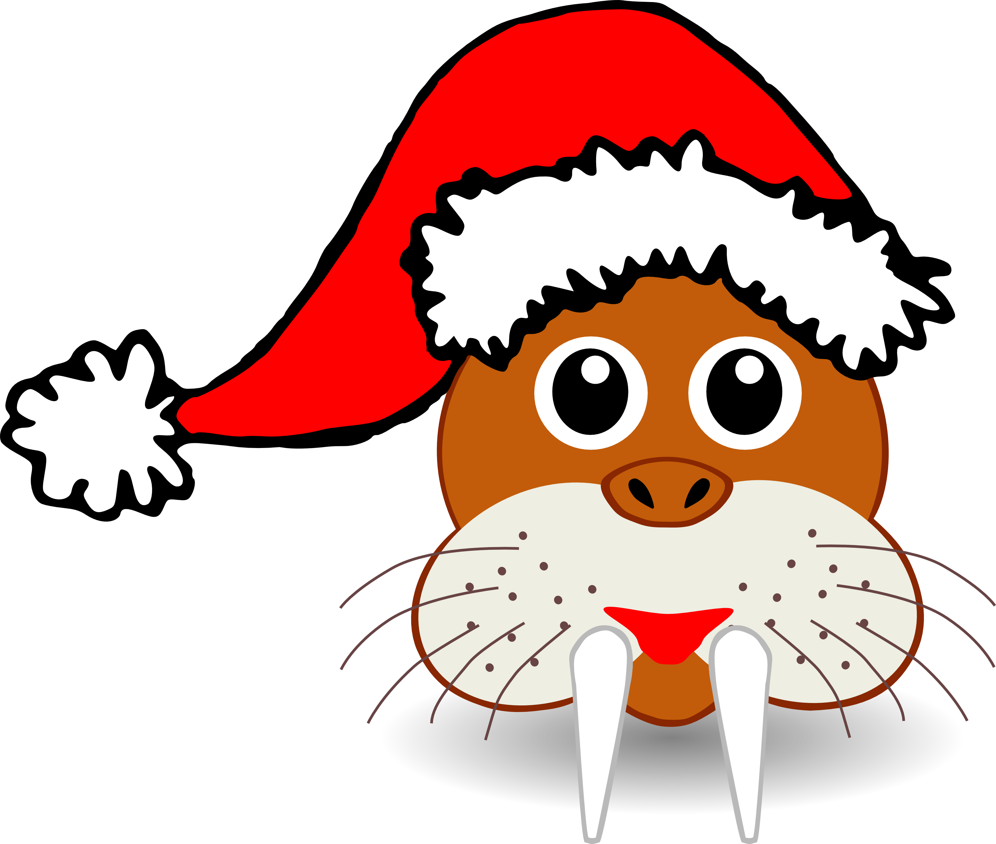 free clip art christmas animals - photo #10