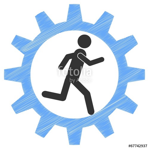 Strichmännchen Laufend Strichmännchen Laufend
