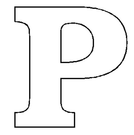 Best Photos of Letter P Template - Printable Letter P Template ...