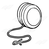 Yoyo Clipart Black And White - ClipArt Best