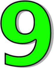 Number 9 Clipart