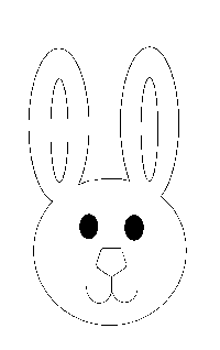 Bunny Head Template