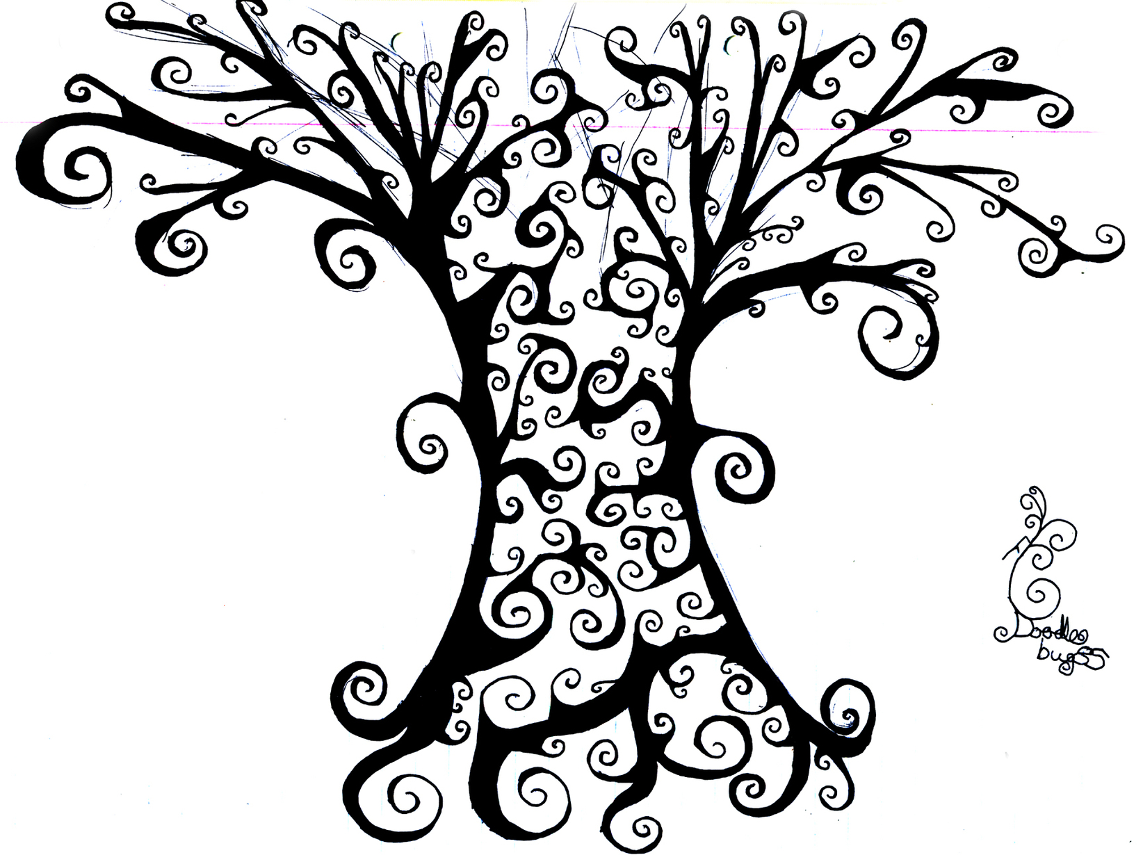 Tree Line Drawings Clipart - Free to use Clip Art Resource