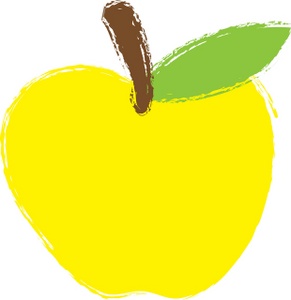 Yellow Apple Clipart