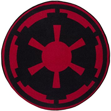 Amazon.com: Star Wars Imperial Logo Area Rug: Kitchen & Dining