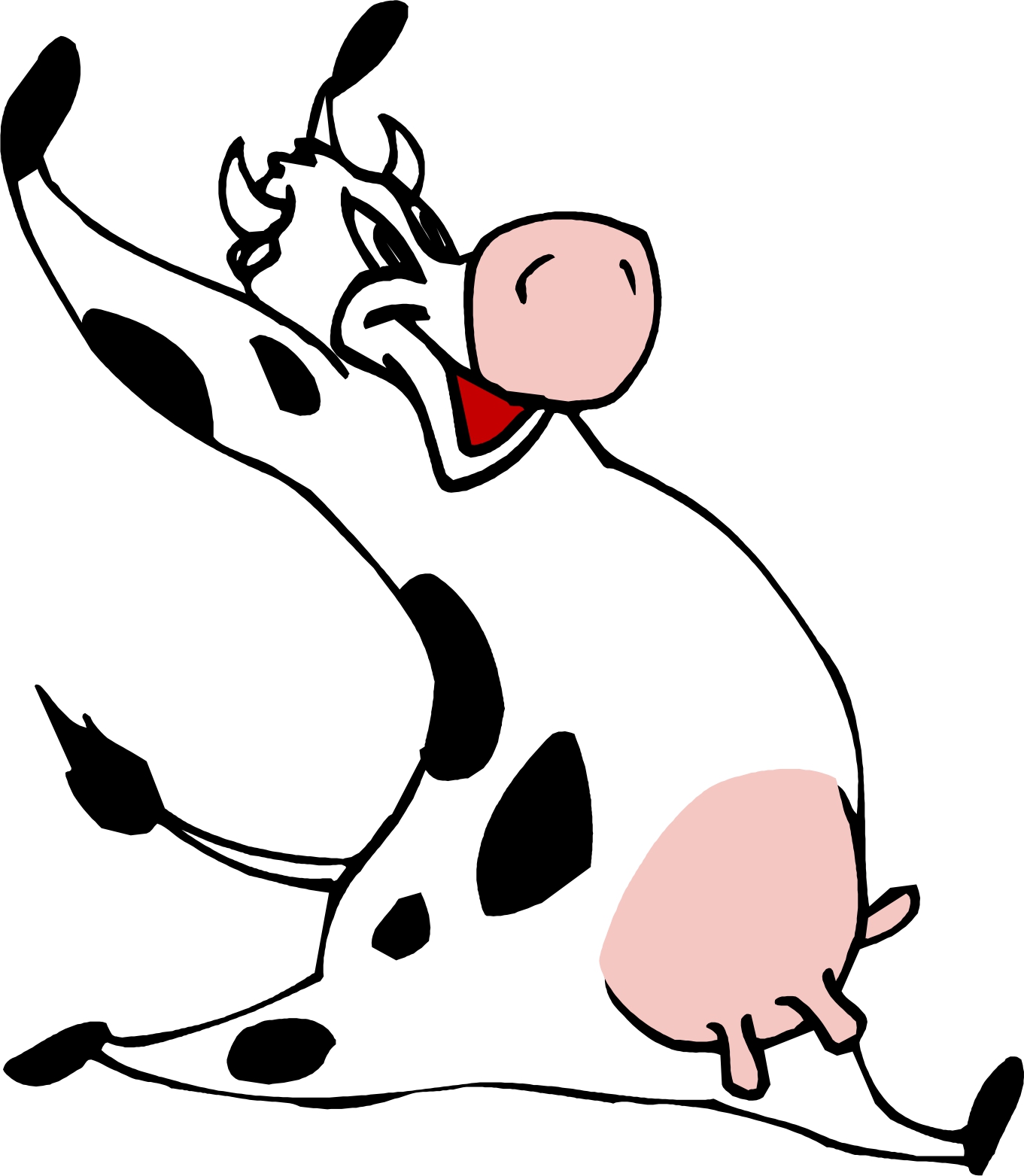 Cow Cartoon | Free Download Clip Art | Free Clip Art | on Clipart ...