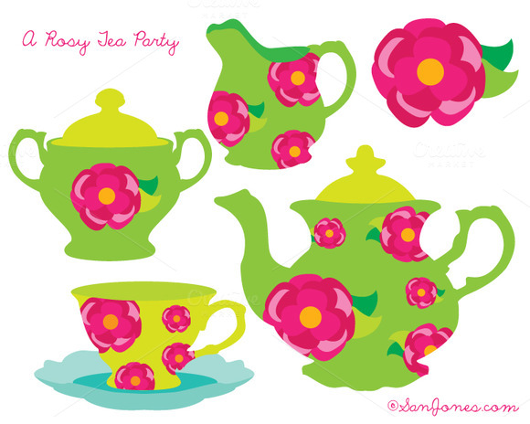 Tea Party Clipart