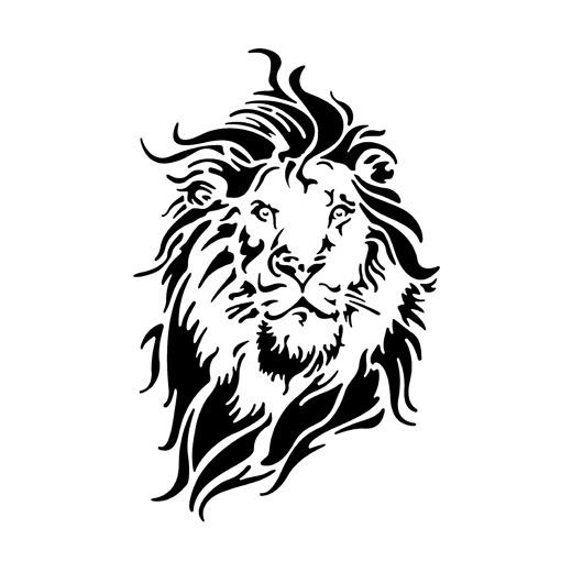 Lion Stencil | Free Download Clip Art | Free Clip Art | on Clipart ...