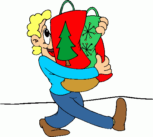 Holiday Shopping Clipart