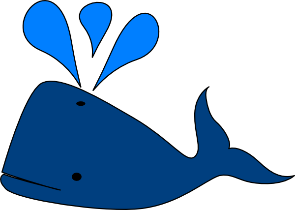 Blue Whale Cartoon