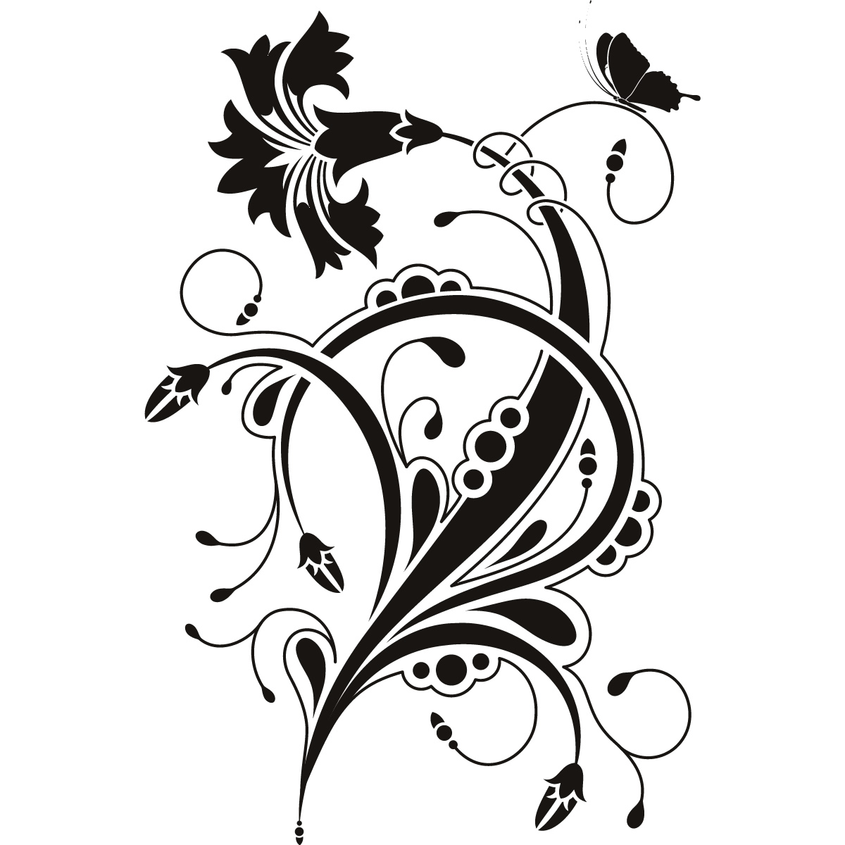 Flower Designing Art | Free Download Clip Art | Free Clip Art | on ...