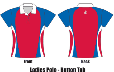 Sublimated Polo Shirts for Women - Design 035