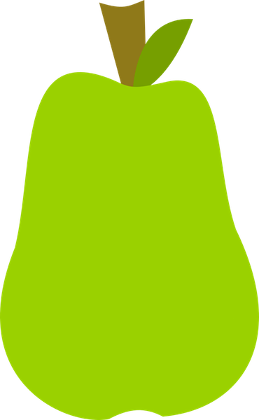 Green Pear Clipart