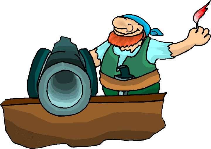 Clip Art Of Pirates Cannons Clipart