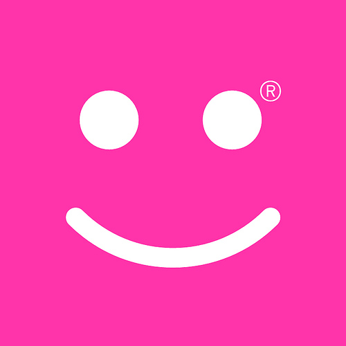 Mork blog: pink smiley face