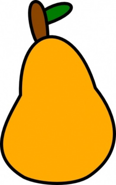 Big pear clip art | Download free Vector
