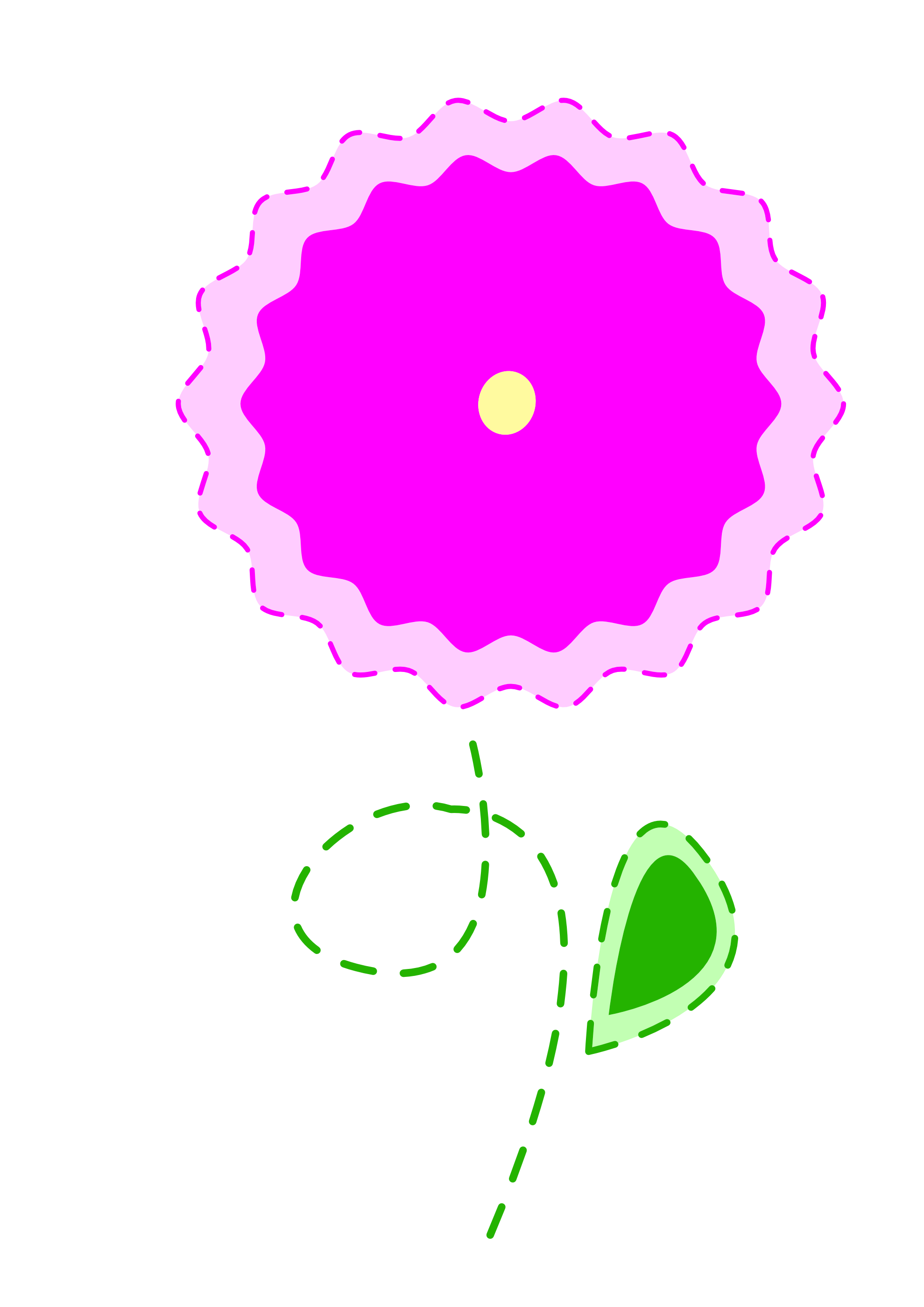 Clip Art: easter flower 1 plant Easter scallywag ...
