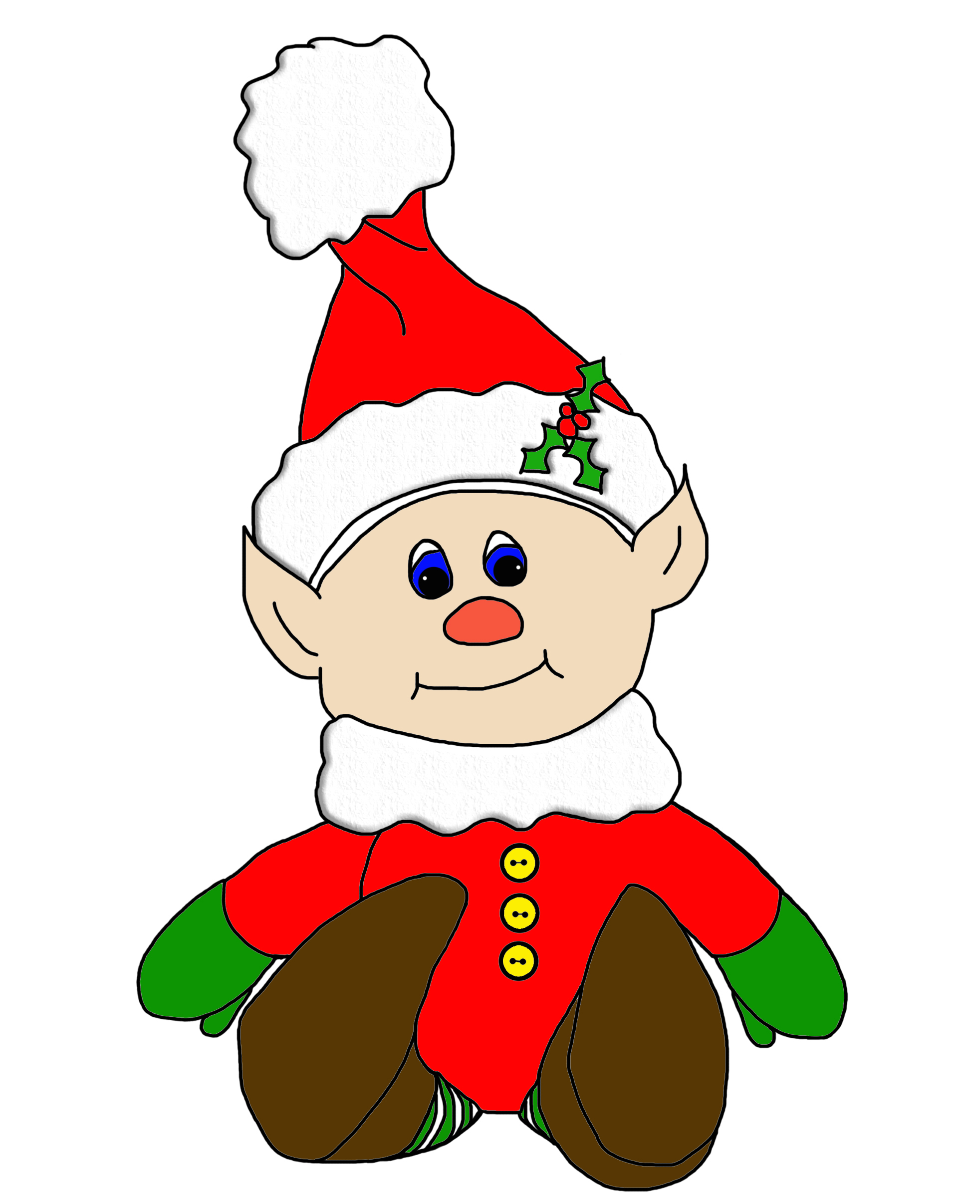 christmas elf clipart free - photo #25