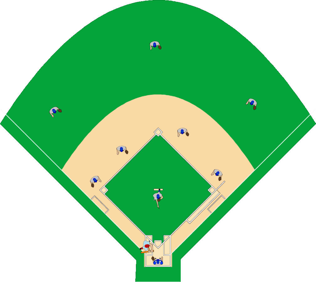 Blank Softball Field Diagram - ClipArt Best