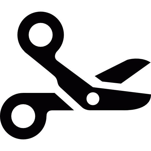 Black scissors icon - Free black scissor icons